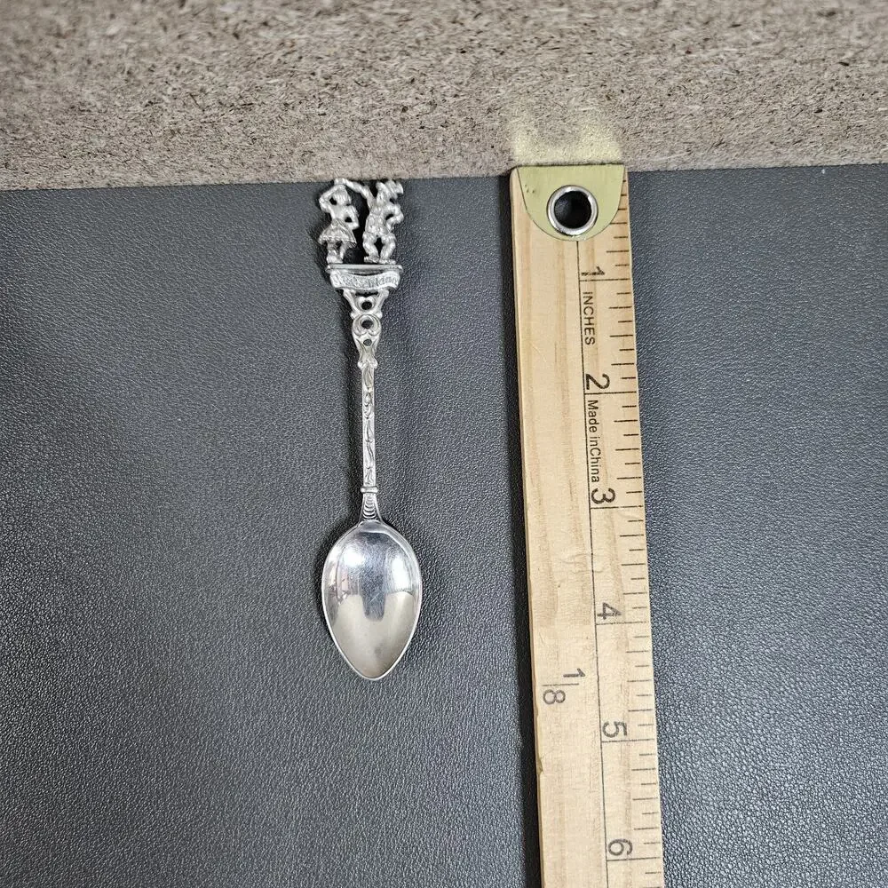 Vtg Versilbert Spoon Germany Silver plated Travel Souvenir Cottage Tradition